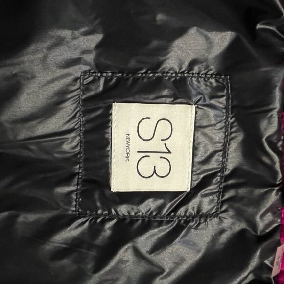 BNWOT S13 Glossy Pink Puffer Jacket Sz 12 Girls - Picture 3 of 10
